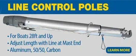 Line Control Whisker Poles by Forespar